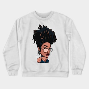 Natural Hair Locs Crewneck Sweatshirt